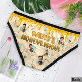 My Honeylicious - Personalized Couple Lace Border Women Briefs