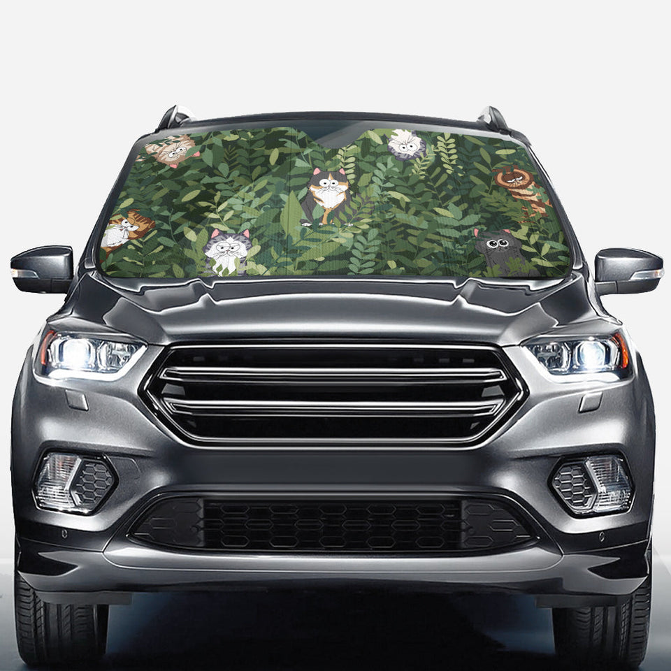 Hidden Cat - Personalized Cat Car Sunshade