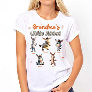 Grandma's Mom's Any Title Little Cuties - Personalized Grandma T-shirt And Hoodie