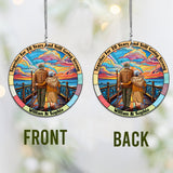Together For Years And Still Going Strong - Personalized Couple Car Ornament