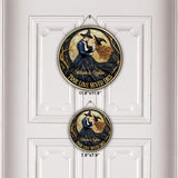 We Got This Beautiful Witch Handsome Devil - Personalized Witch Round Wood Sign