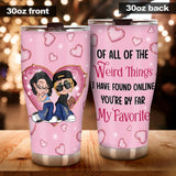 Y2K Couple - Personalized Couple Tumbler