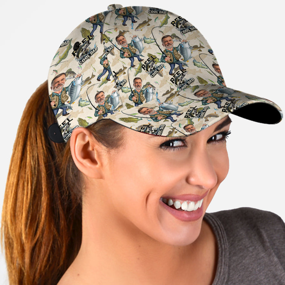 Reel Cool Dad - Personalized Fishing Classic Cap