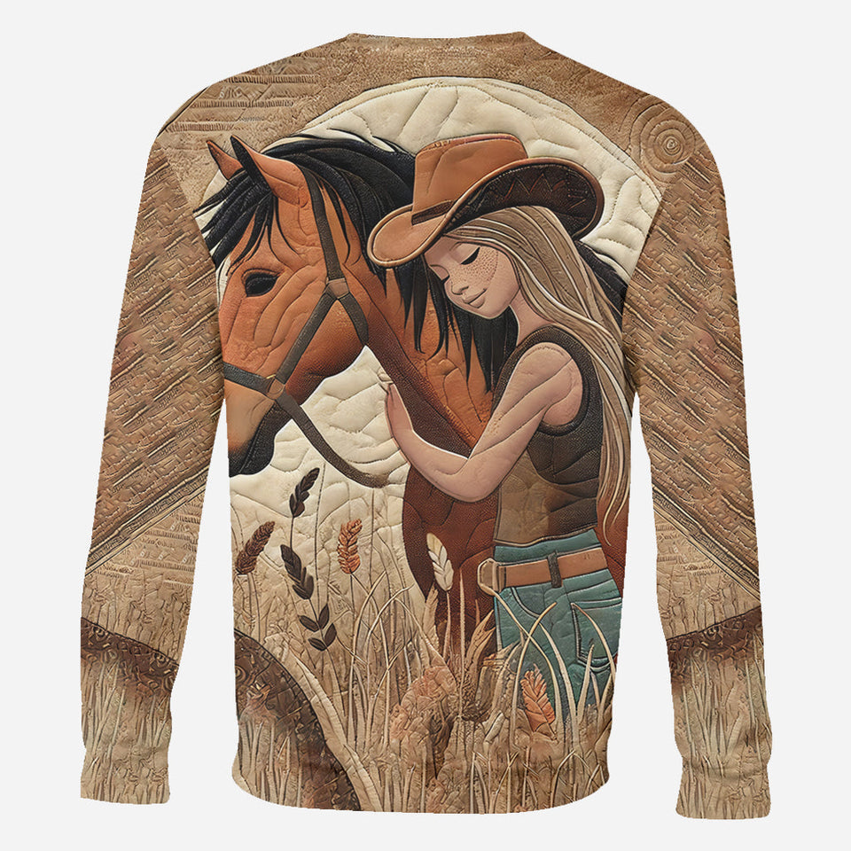 Horse Lovers - Personalized Horse All Over Shirt