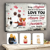There Are So Many Reasons To Love You - Personalized Couple Canvas And Poster