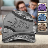 Best Dad Ever Camo Pattern - Personalized Father Classic Cap
