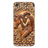 A Girl And Her Horse - Personalized Horse Phone Case