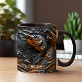 Fishing Lover - Personalized Fishing Accent Mug