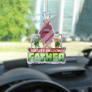 UFO With A Cat - Personalized Cat Custom Shaped Car Ornament