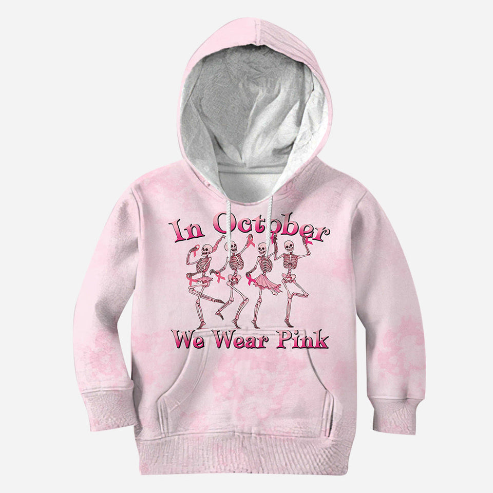 In October We Wear Pink - Personalized Breast Cancer Awareness All Over Shirt