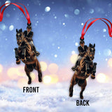 Custom Any Photo Ornament - Personalized Horse Custom Shaped Ornament