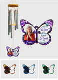 In Your Heart I'll Always Be - Personalized Memorial Wind Chime Suncatcher