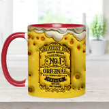 World's Best Dad - Personalized Father Accent Mug