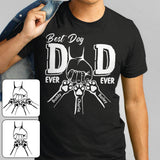 Best Dog Dad Ever - Personalized Dog T-shirt And Hoodie