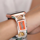 Best Dog Mom Cat Dad Ever - Personalized Dog Apple Watch Band