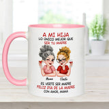 A Mi Hija - Personalized Mother Accent Mug