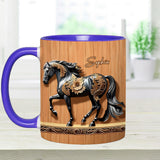 Black Horse - Personalized Horse Accent Mug