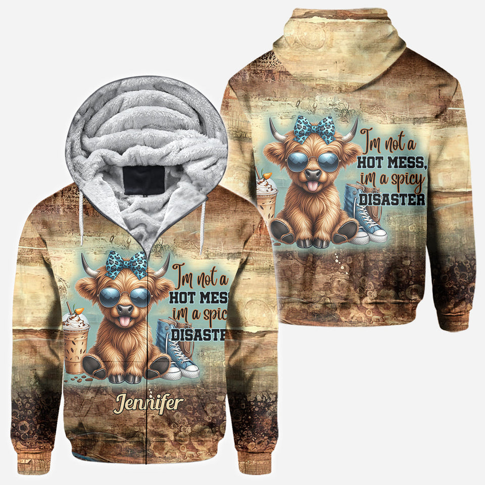 I'm Not A Hot Mess - Personalized All Over Shirt