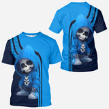 Stylish Skeleton - Personalized Skull All Over Shirt