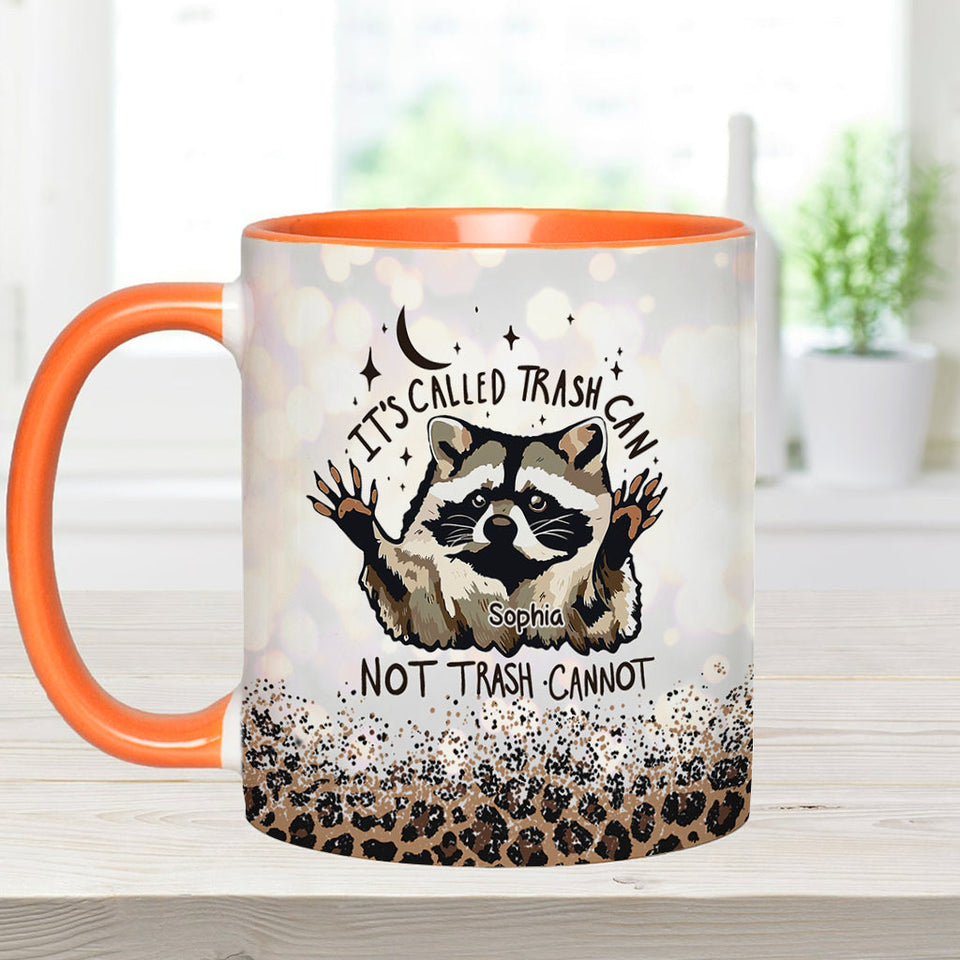 Trash Cannot - Personalized Raccoon Accent Mug