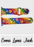 Love Is Love Pride Rainbow - Personalized LGBT Support Apple Watch Band