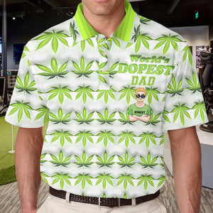 Dopest Dad Ever - Personalized Father Polo Shirt
