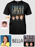 Proud Father Mother Of A Few Dumbass Kids - Personalized Father T-shirt And Hoodie