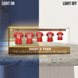 Daddy's Team - Personalized Soccer Custom LED Night Light