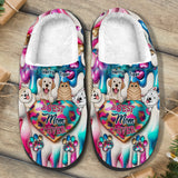 Best Mom Ever Fur Mama - Personalized Dog Slippers
