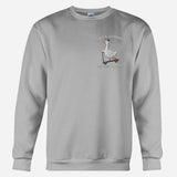 Silly Goose Sweatshirt Embroidered - Personalized Sarcasm Embroidered Sweater