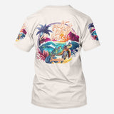 Salty Lil' Beach - Personalized Turtle All Over Shirt