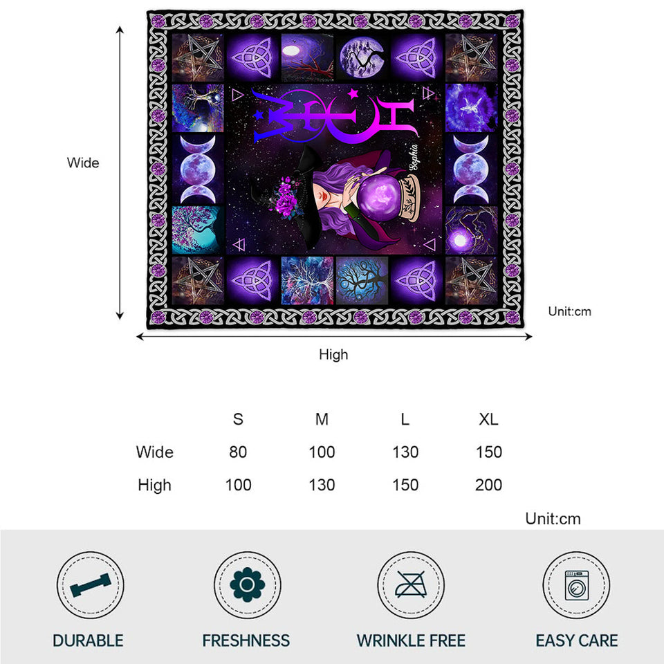 Wicked Witch - Personalized Witch Blanket