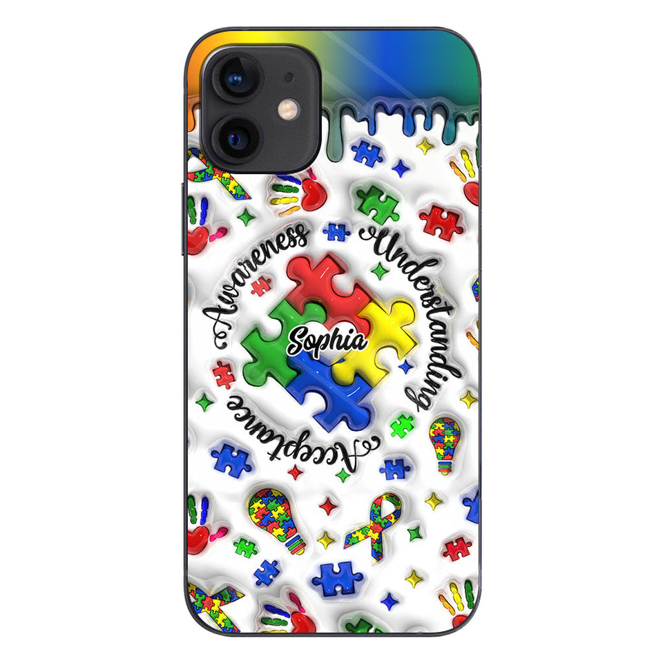 Sensibilisation à l'autisme - Coque de téléphone personnalisée pour la sensibilisation à l'autisme