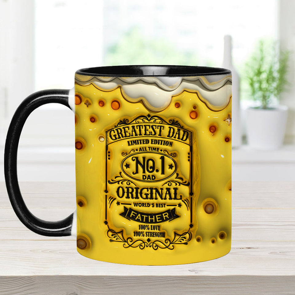 World's Best Dad - Personalized Father Accent Mug