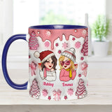 Best Bitches Ever - Personalized Bestie Accent Mug
