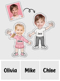 Grandma's Cuties - Personalized Grandma Shaped Pillow
