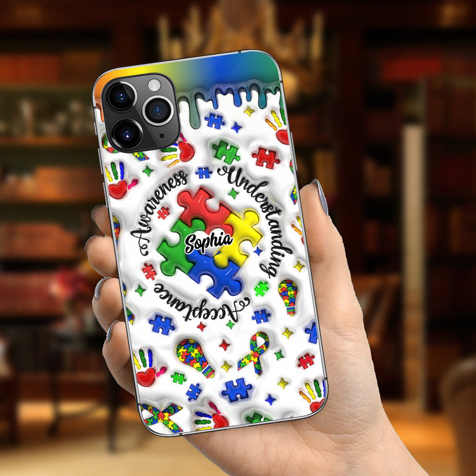 Sensibilisation à l'autisme - Coque de téléphone personnalisée pour la sensibilisation à l'autisme