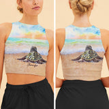 Love Turtles - Personalized Turtle Crop Tank Top