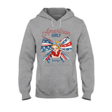 Coquette American Girl - Personalized Independence Day/ 4th of July T-shirt And Hoodie