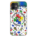 Sensibilisation à l'autisme - Coque de téléphone personnalisée pour la sensibilisation à l'autisme