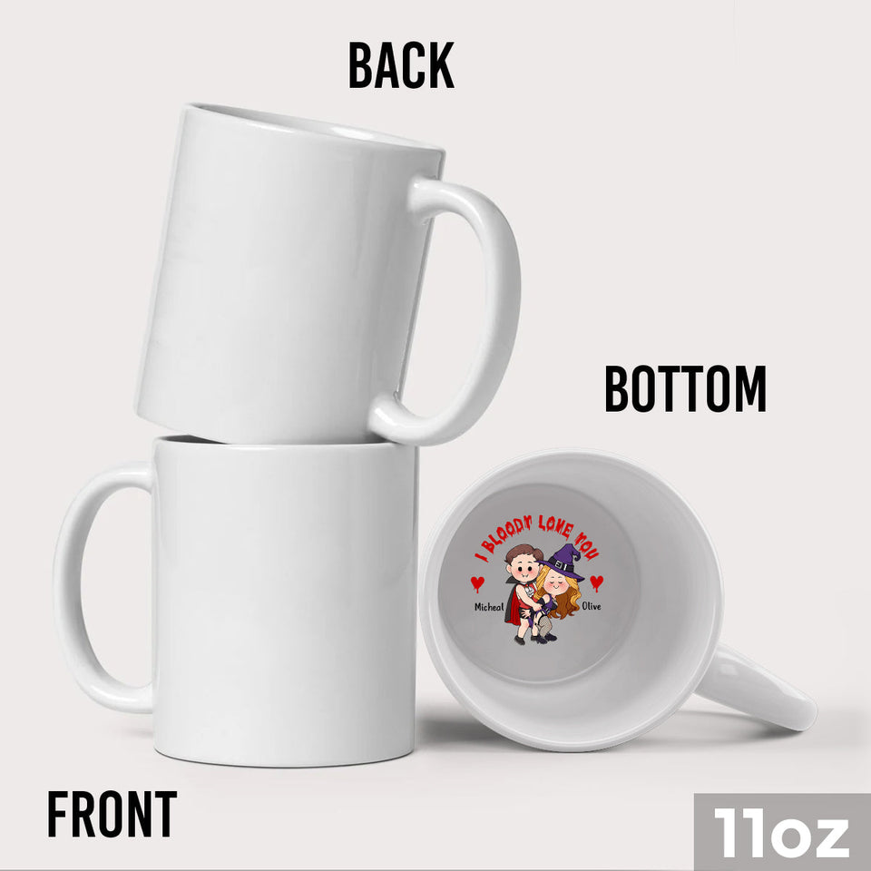 I Bloody With You - Personalized Couple Hidden Message Mug