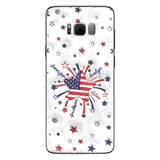 Grandma's Little Star 4th Of July - Personalized Grandma Phone Case