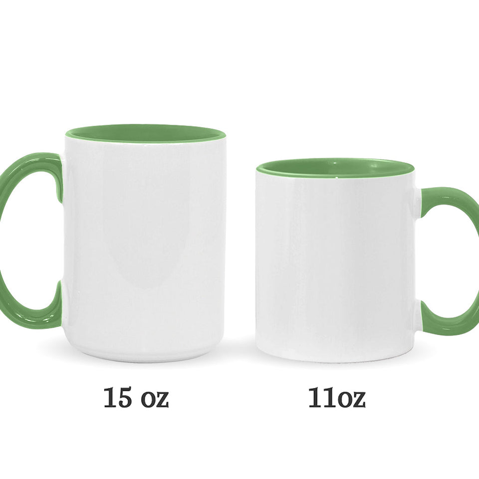 And She Lived Happily Ever After - Personalized Hiking Accent Mug