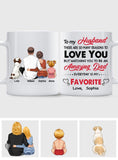 There Are So Many Reasons To Love You - Personalized Couple Mug