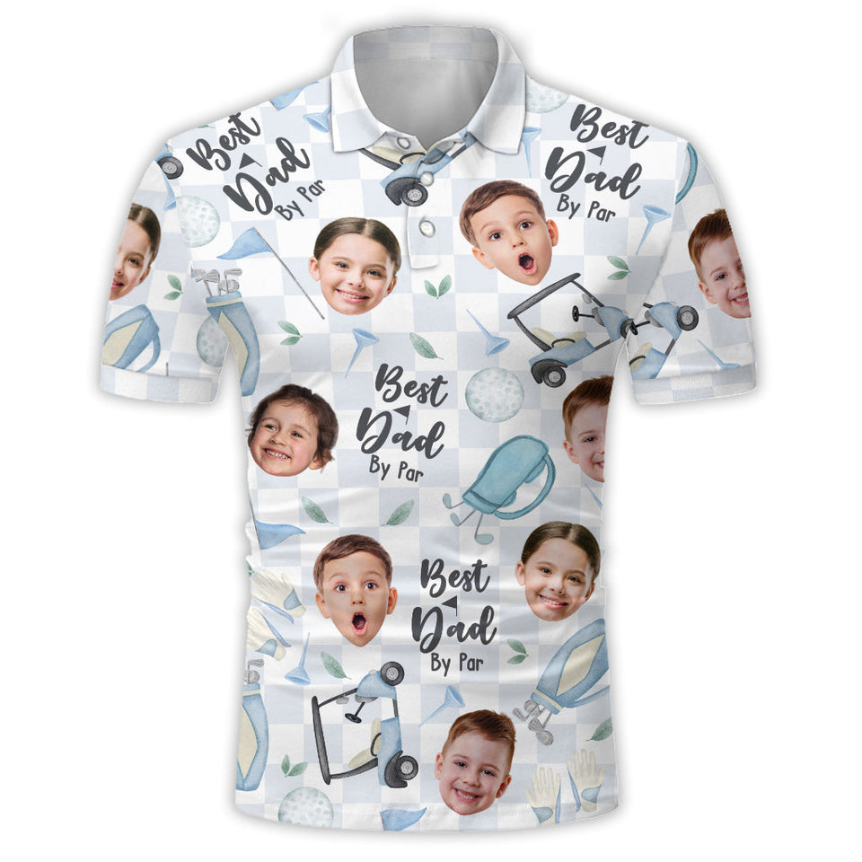 Best Dad By Far - Personalized Golf Polo Shirt