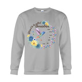 Blessed To Be Called Grandma Nana Gigi - Personalized Grandma T-shirt And Hoodie