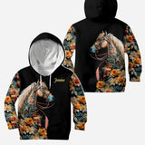 Love Horses - Personalized Horse Hoodie and Leggings