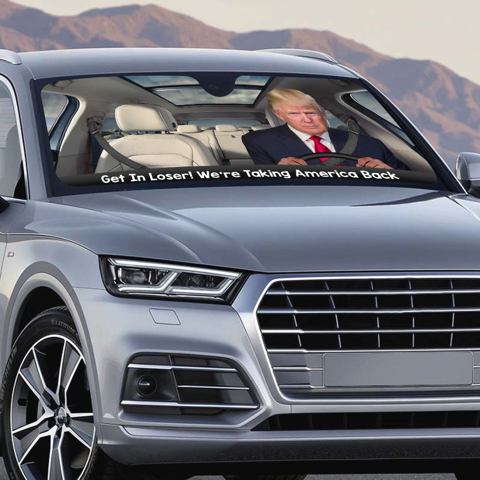 Get In Loser - Car Sunshade