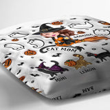 Cat Mom - Personalized Cat Throw Pillow