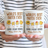 World's Best Farter Funny Cheese - Personalized Father Mug